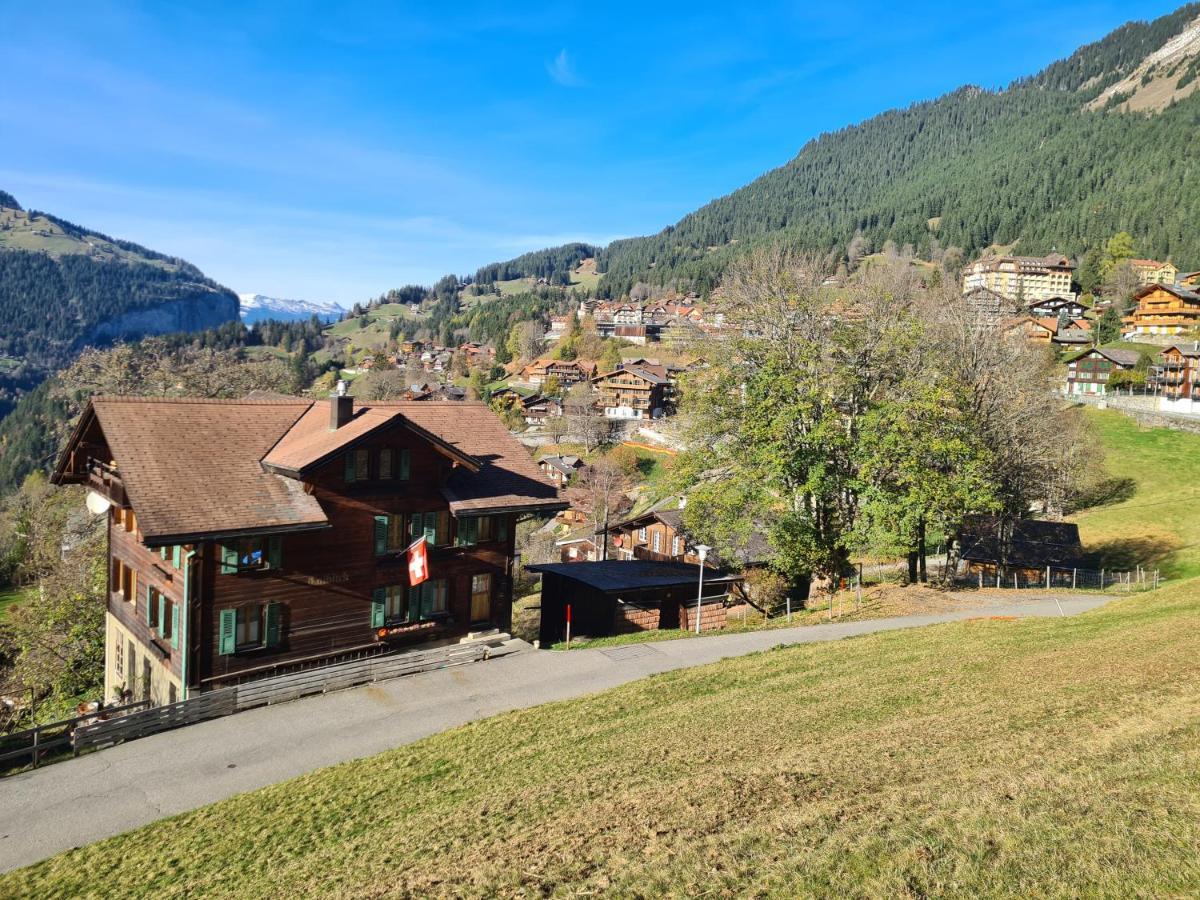 Appartamento Traditional Chalet In Wengen - Top Floor Esterno foto