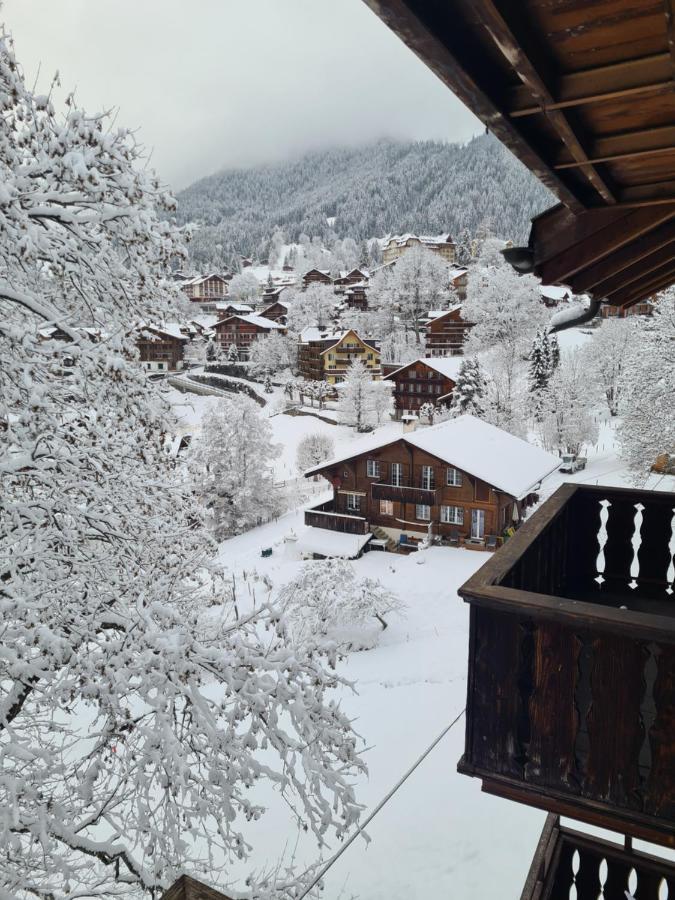 Appartamento Traditional Chalet In Wengen - Top Floor Esterno foto